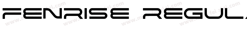 Fenrise Regular字体转换